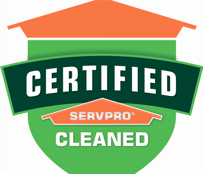 Certified: SERVPRO Cleaned seal